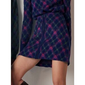 Paola Bernardi valentina Knit skirt -Vintage Argyle Print Pink size S NWT$314